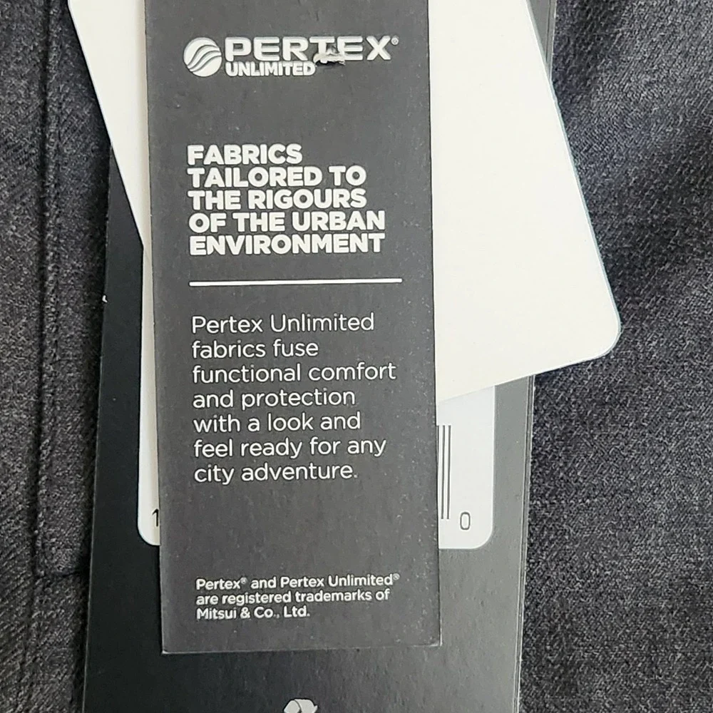 The North Face Men's Pertex Unlimited WindWall Wool Blend Pants Black Heather 30